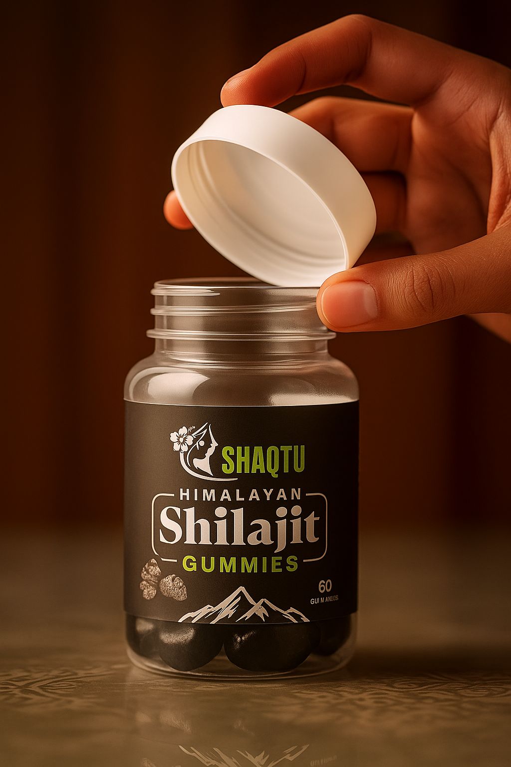 Herbal Pitch Himalayan Shilajit Gummies – 60 Count